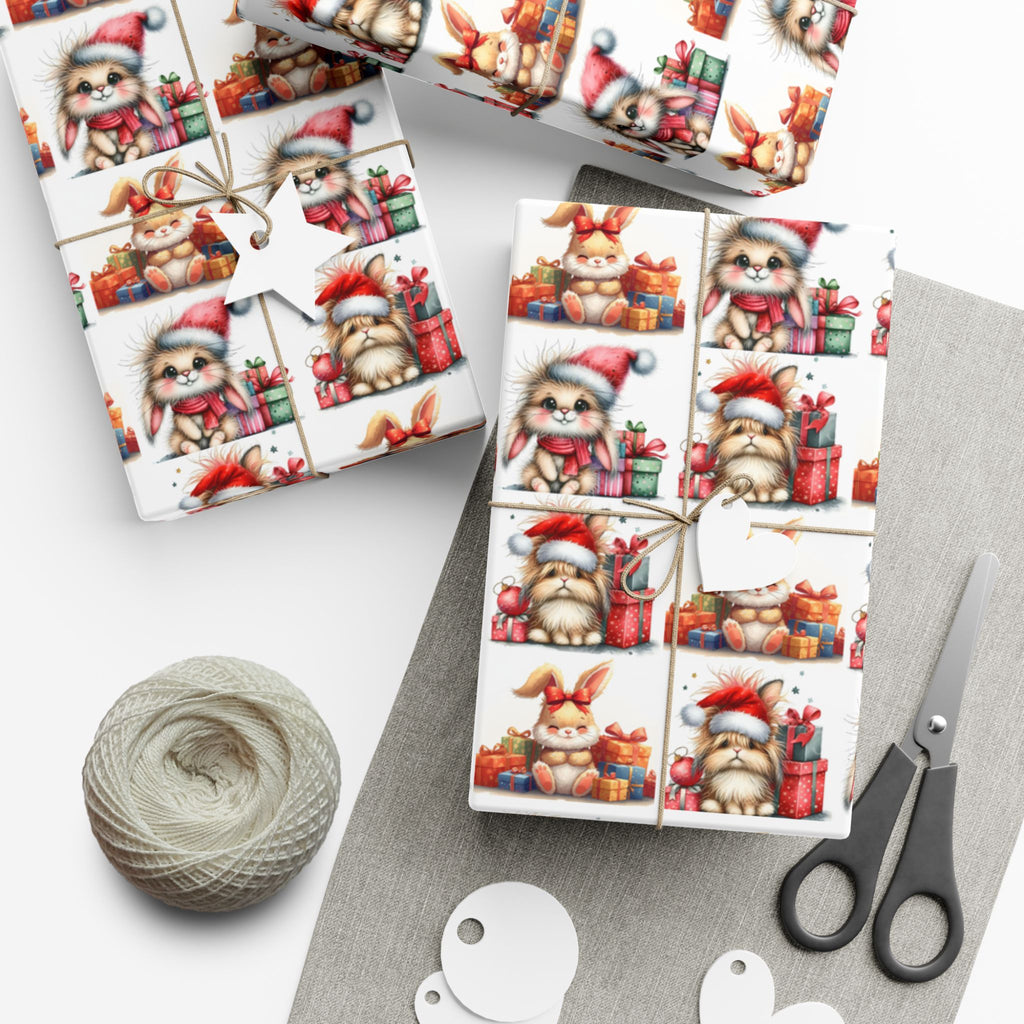 Holiday Bunnies Wrapping Paper