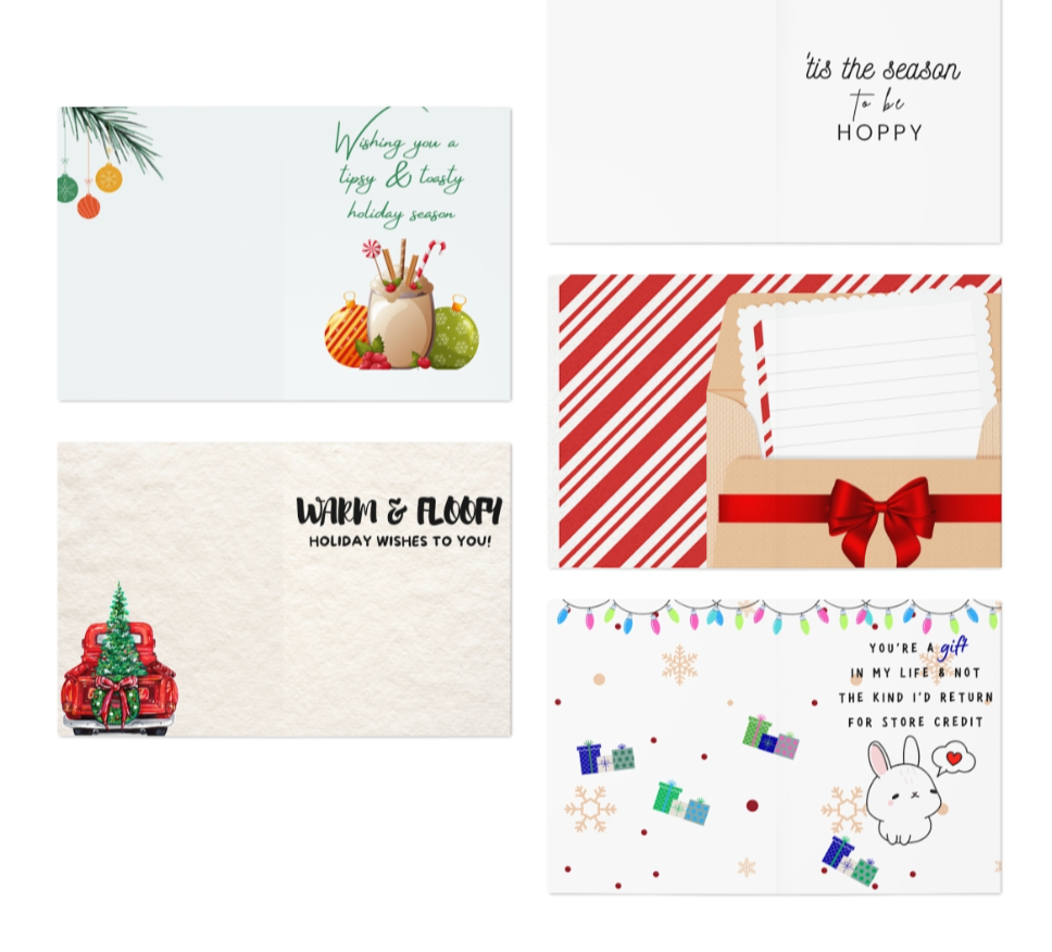 Multi-Design Holiday Greeting Cards